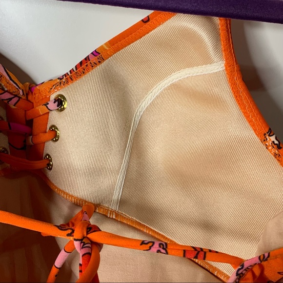 NWT Rosa Chá Brazilian One-Piece Horse Print Swimsuit - Picture 10 of 16